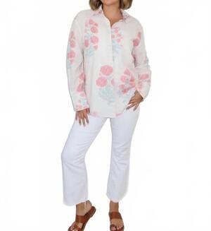 NEW NIBI MTK mable shirt in blush bloom